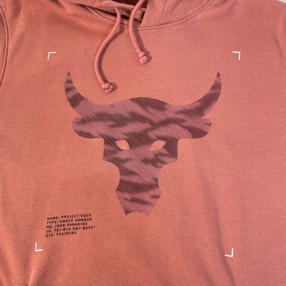 Under Armour Other - Under Armour Project Rock Short-Sleeve Hoodie – Size LG